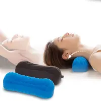 Neck Roll Pillow for Sleeping Round Neck Support Pillows with Mesh Removable Washable Cover Pillow for Pain Relief