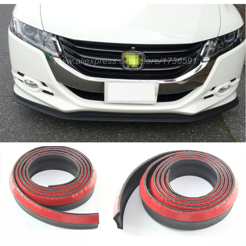 

For Honda Civic CRV Odeysey FIT Jazz City Car Bumper Lips / Spoiler Body Kit Strip / Front Tapes / Body Chassis Side Protection