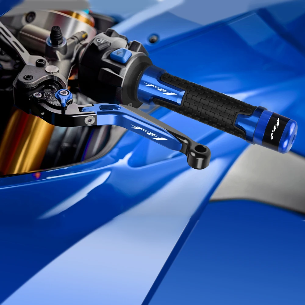 

For YAMAHA FZ1 FZ-1 2001 2002 2003 2004 2005 Motorcycle CNC Adjustable Brake Clutch Levers 7/8'' 22MM Handle Bar Grip Ends