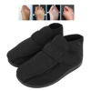 Diabetic Slippers Diabetic Thumb Eversion Deformation Postoperative Care Adjustable Fat Feet Flat Shoes Memory Foam Soles Black 4