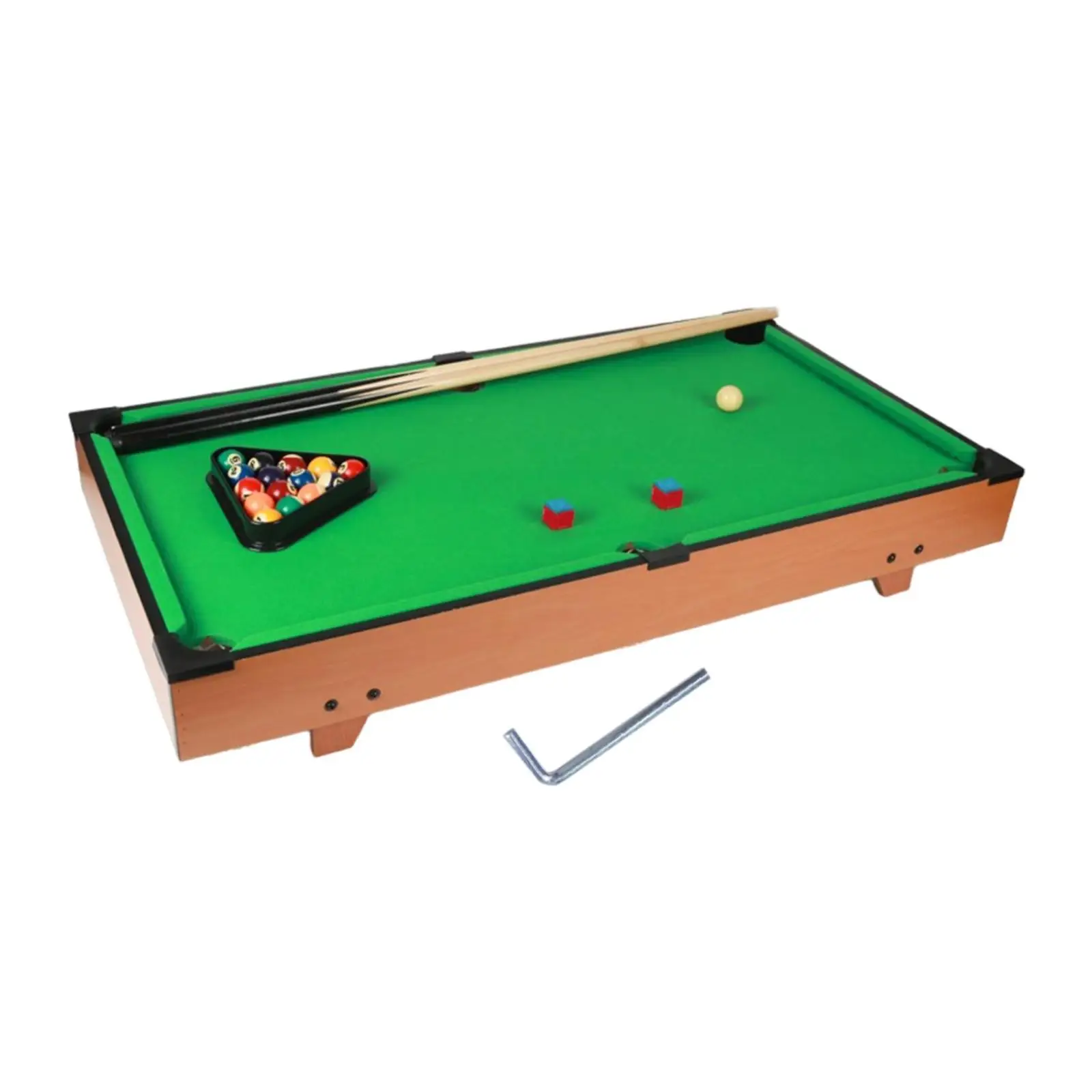 Mini Pool Table Set for Kids, Tabletop Pool Table Billiard Cues, Mini Tabletop Billiards Game Toy, for Children Boys