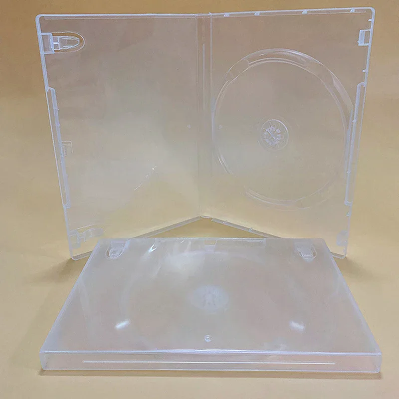 투명 바닥 CD 박스 빈 CD 케이스 PP 플라스틱 밀키 투명 CD 케이스 CD 케이스 용량 1디스크 내구성 좋음