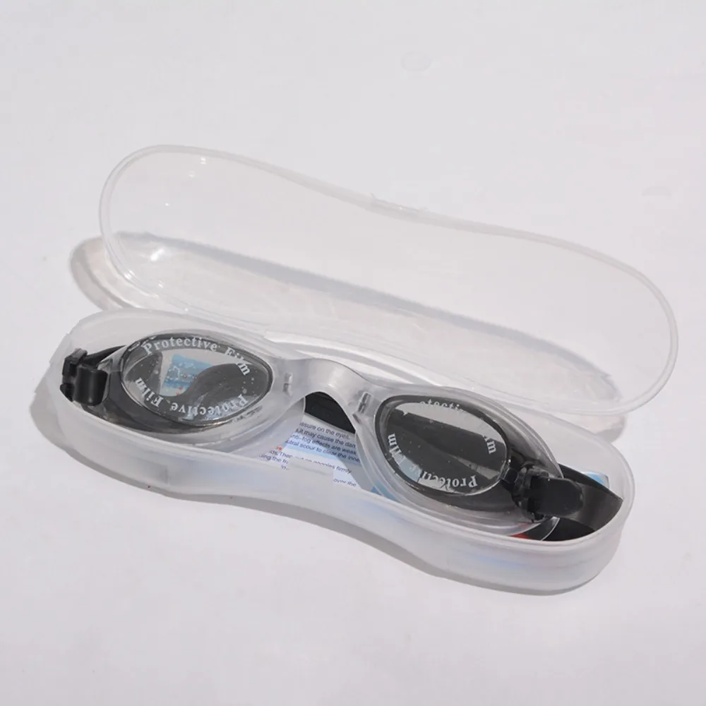Anti Fog Clear Swimming Goggles New Earplugs Waterproof Swimming Goggles Colored Lenses Glasses Adult