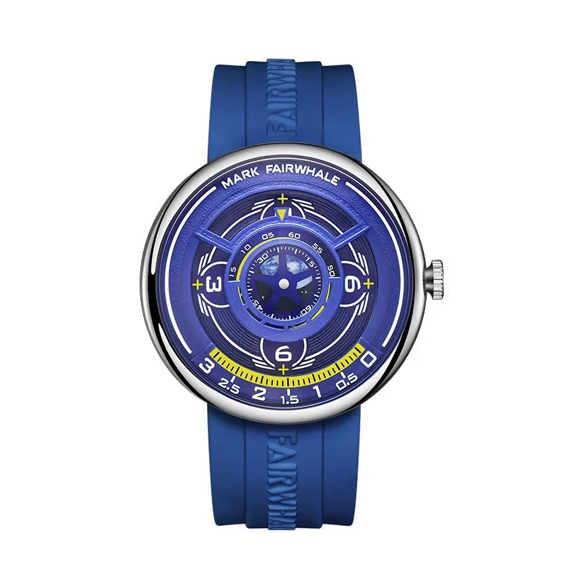 reloj hombre Top Brand New Arrivals Earth 3D Mens Watches Luminous Silicone Strap Quartz Wristwatch saat kol saati erkek 2025 6