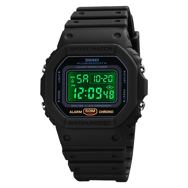 Fashion Style Multifunction Digital Wrist Watch for Men Luminous Alarm Date Led Display Watches Teenager Boys Sport Watch