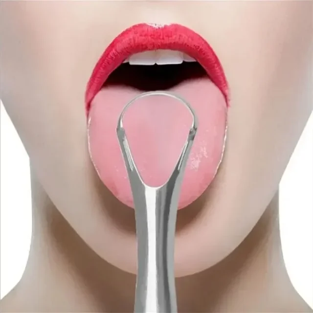 Tongue Scraper PP material /Stainless Steel Tongue Cleaner Bad Breath Removal Oral Care Tools 1