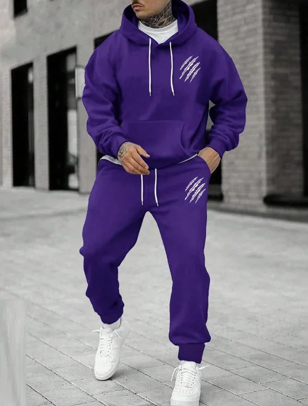 بلوزات وسراويل بغطاء للرأس مطبوعة للرجال والنساء،...