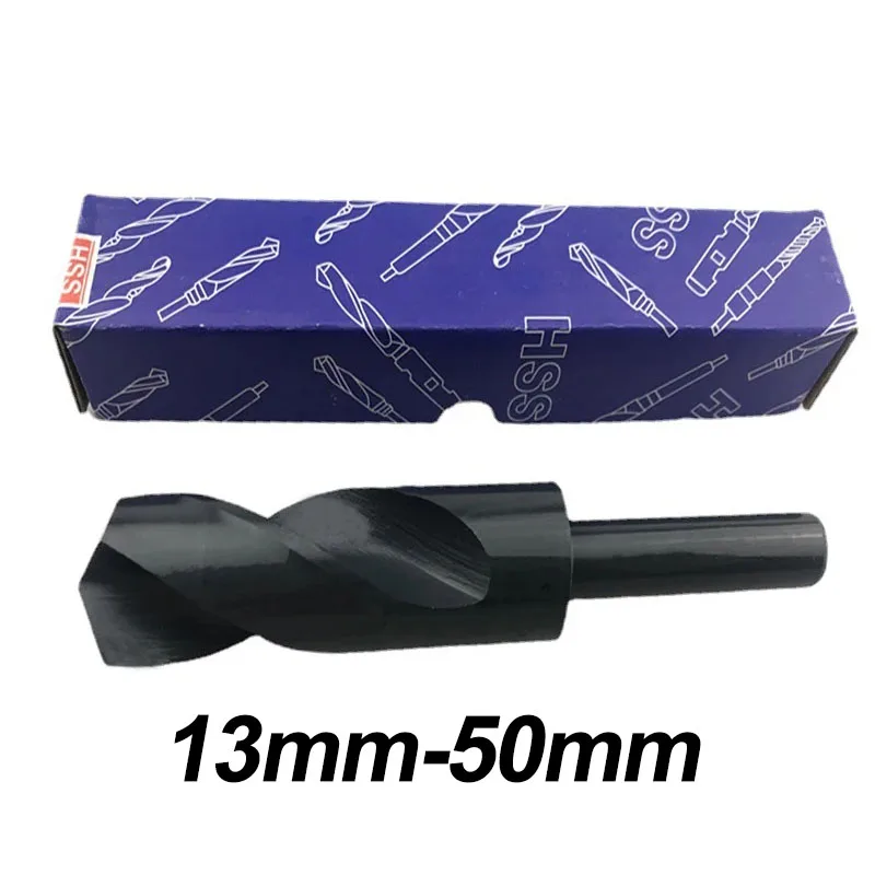 

1Pc 13mm-50mm 1/2 Inch Dia Reduced Shank HSS Twist Drill Bit Hole Tool for Iron, Steel, Plastic, Wood, Copper, Aluminum Metal