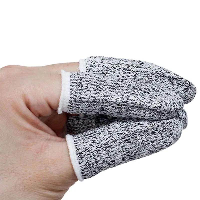 Anti-cut Finger Protector 10 Pcs Finger Cover Kitchen Tool Thumb Knife Picker Cover F Protection Cutting Gadgets