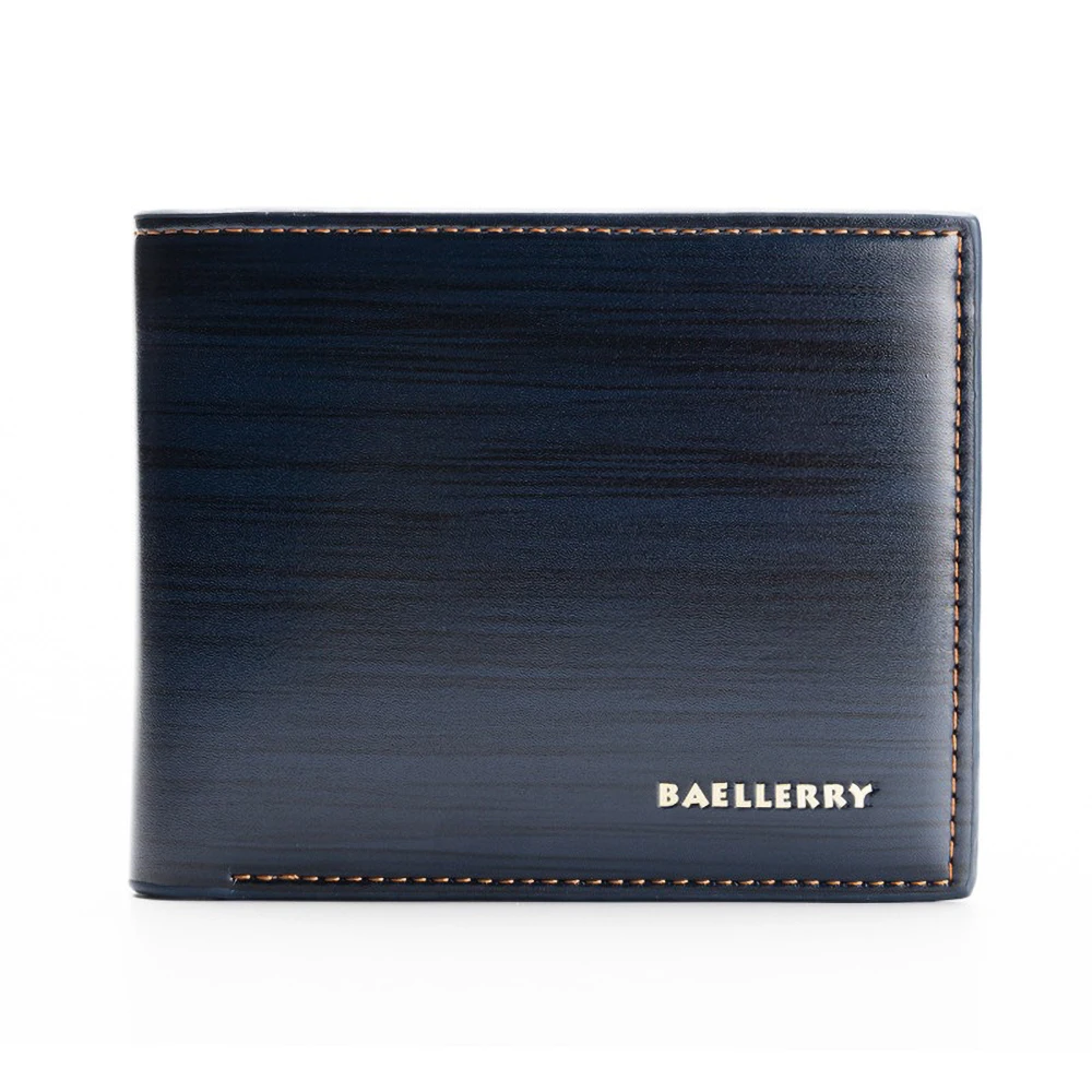 Baellerry Professional Slim Wallet Quick ID Window Zipper Closure Premium PU Leather Executive Gift Set