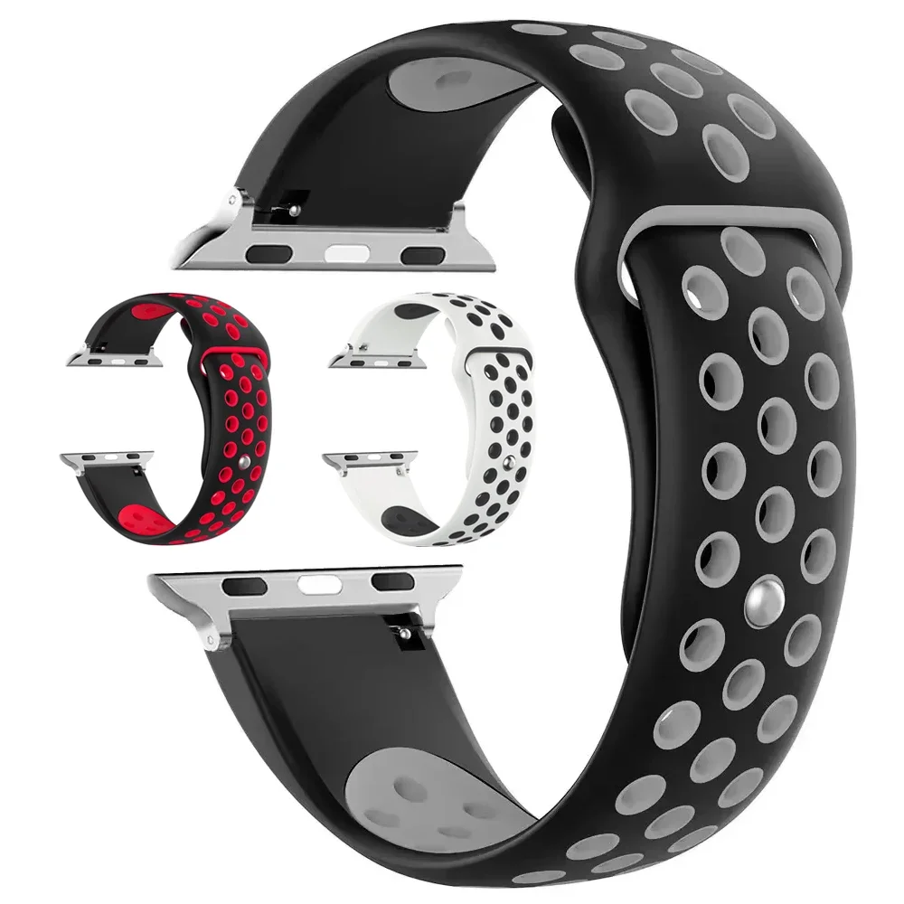 Silicone Sport Straps for Smartwatch Bands – Various Sizes Available