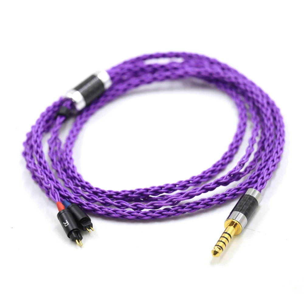 

8-жильный 2-контактный 0,78 мм посеребренный кабель для наушников 2,5/3,5/4,4/xlr для наушников UE18/JH13/16/W4r/UM3X/1964 Legacy 10.A IEM8.0