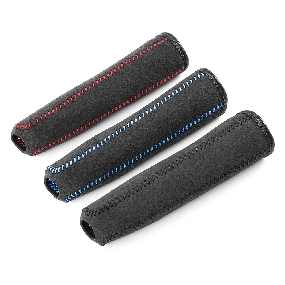 Suede Style Handbrake Sleeve Leather Handbrake Grips Cover Car Interior Accessories