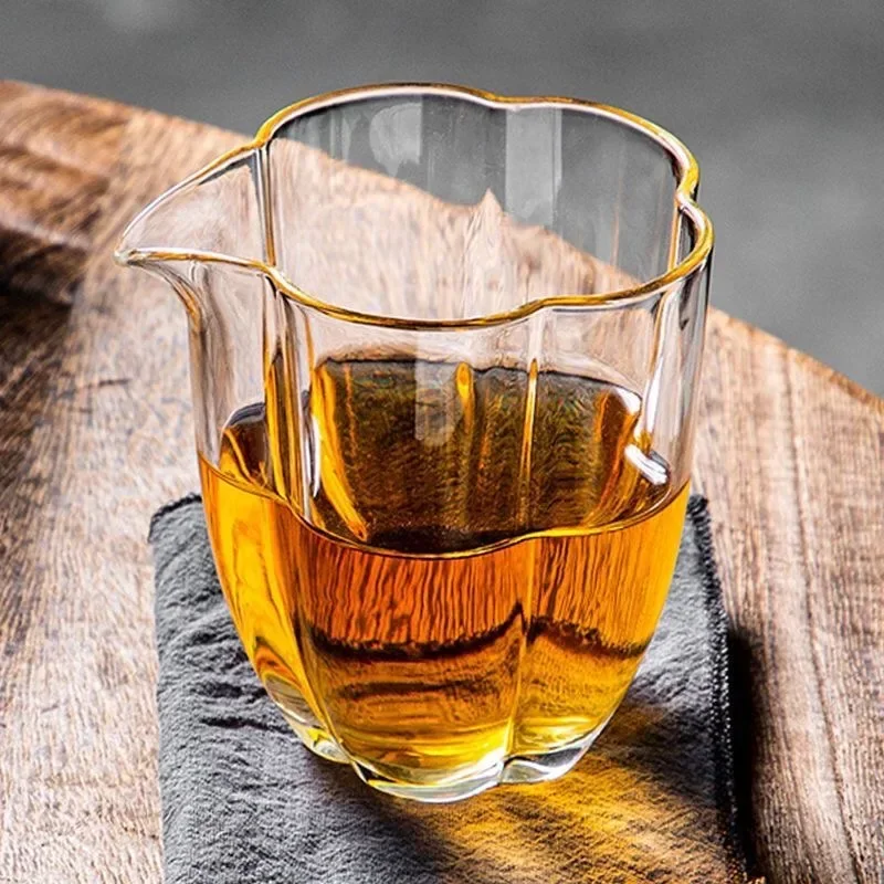 Plum Fair Cup High Borosilicate Glass High Permeability Tea Dispenser Accessories Glass Tea Set