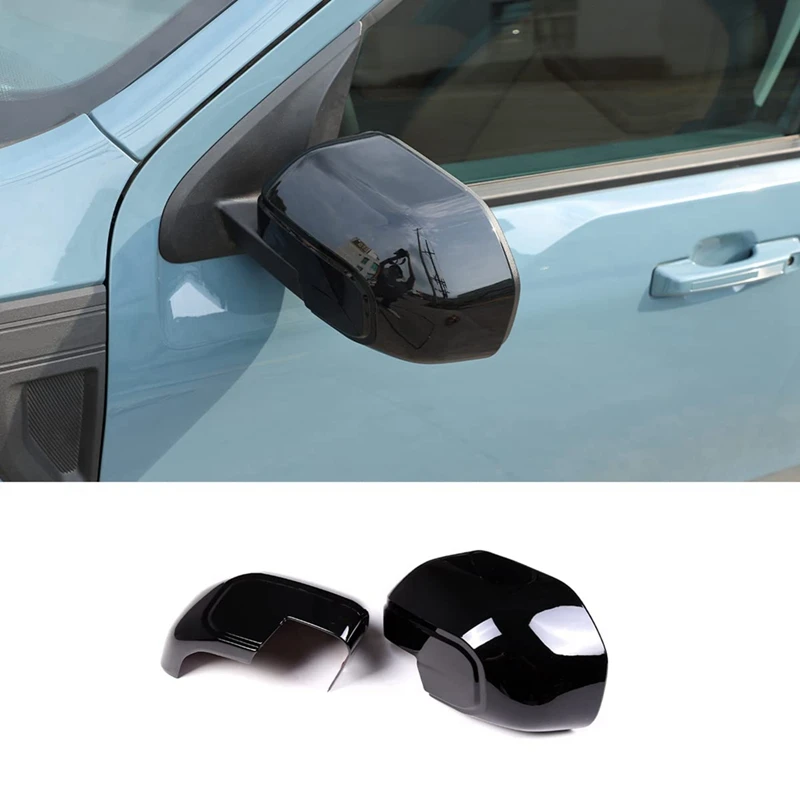 

For Ford Maverick 2022 2023 Rear View Mirror Outside Housing Door Side Rearview Mirror Cover Cap Trim