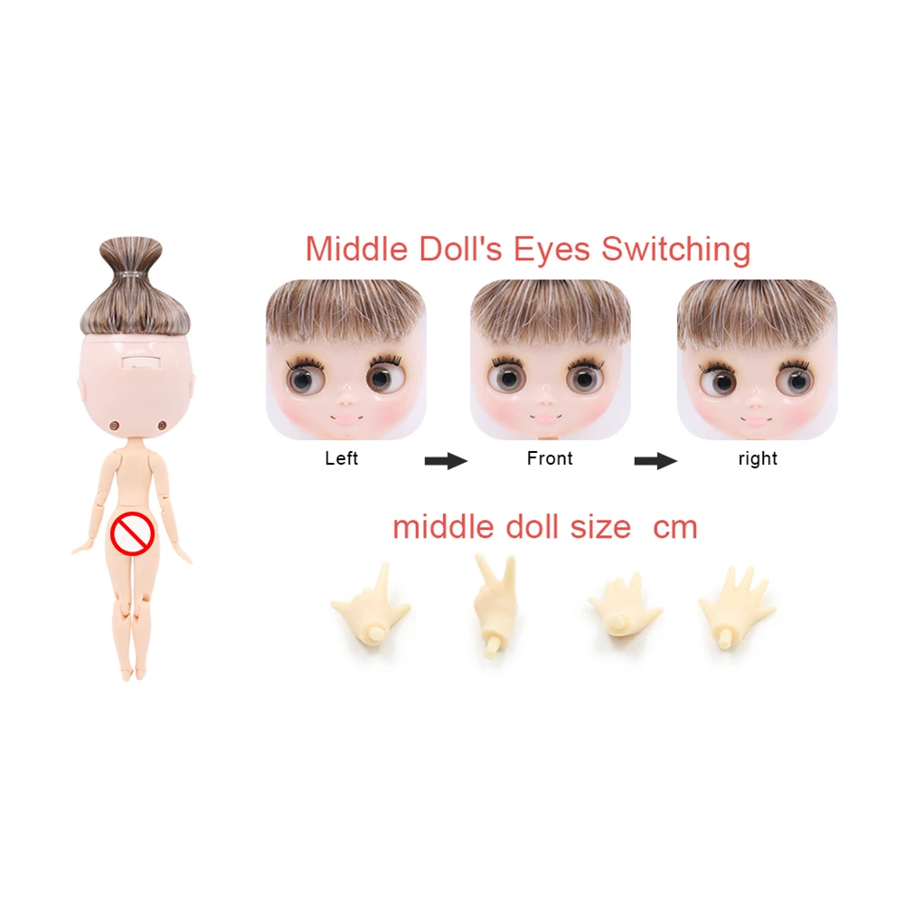 BJD Dolls 20CM Customized Doll Nude or Full Set Includes Clothes & Shoes for Girls DIY Toy Gift