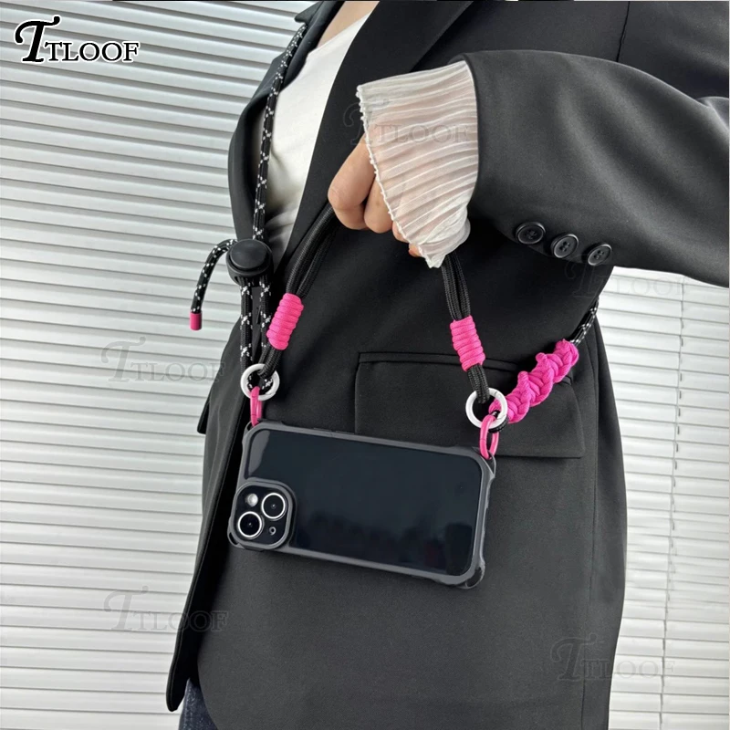 Adjustable Strap Crossbody Necklace Lanyard Phone Case with Ultra Soft Cover
