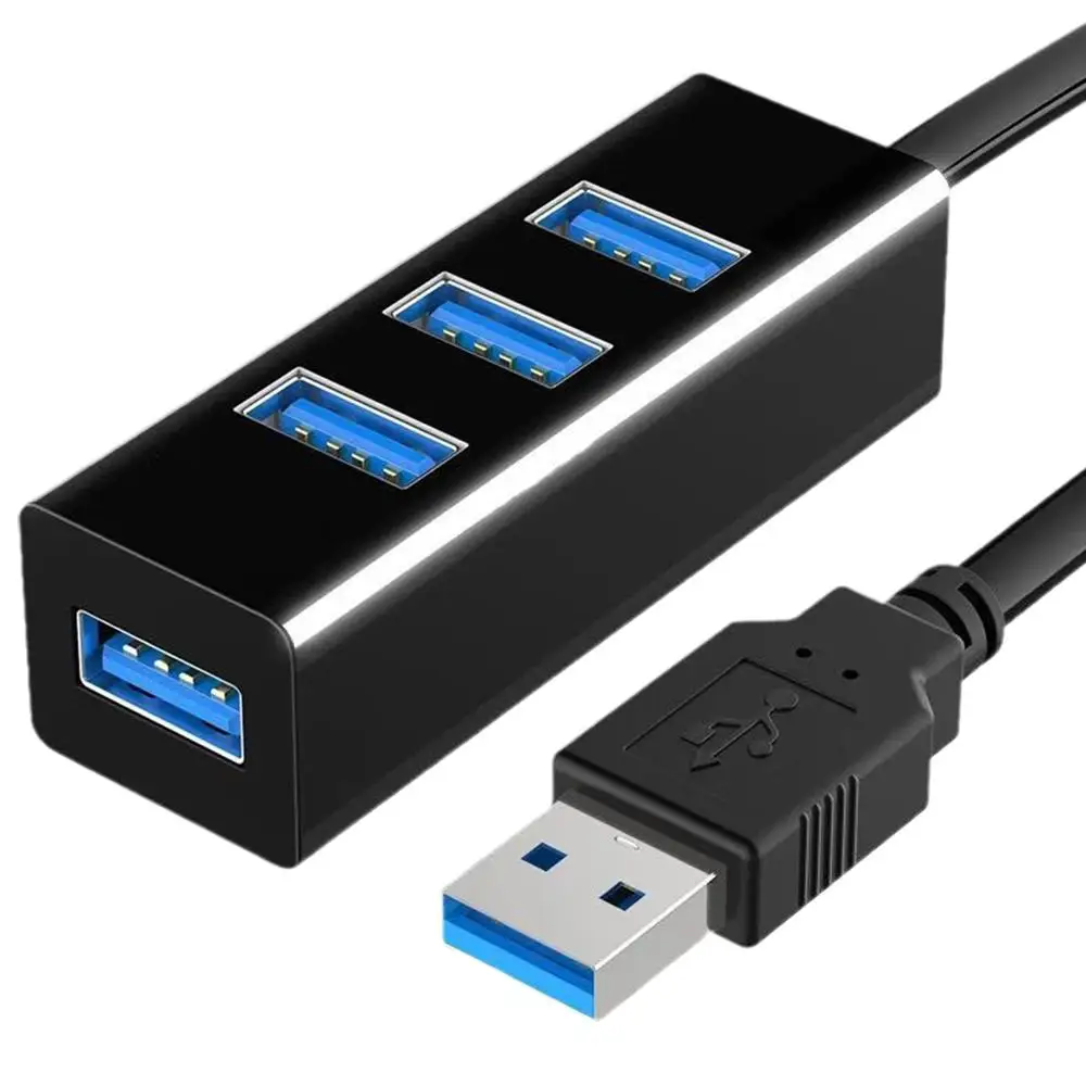 USB 2.0 허브 전원 공급 장치 허브, PC 노트북 컴퓨터 액세서리용 USB 어댑터, ABS USB 분배기, USB2.0, 휴대폰 Acc Y8R1, 4 포트