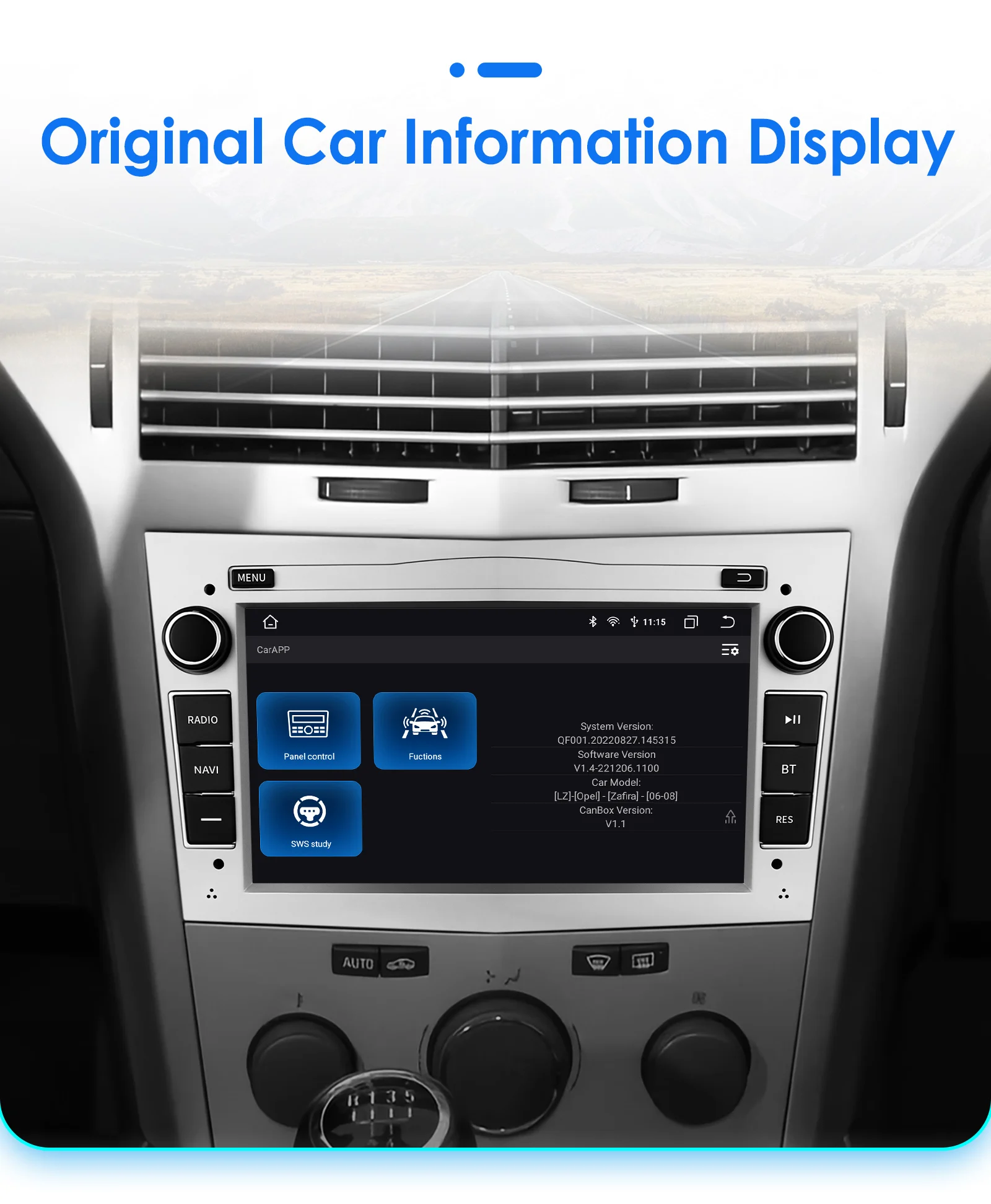 Autoradio Android für Opel Astra H Vectra Vauxhall Antara Zafira Corsa C D Vivaro Meriva Auto Multimedia Player Carplay 2Din GPS – Detail 40