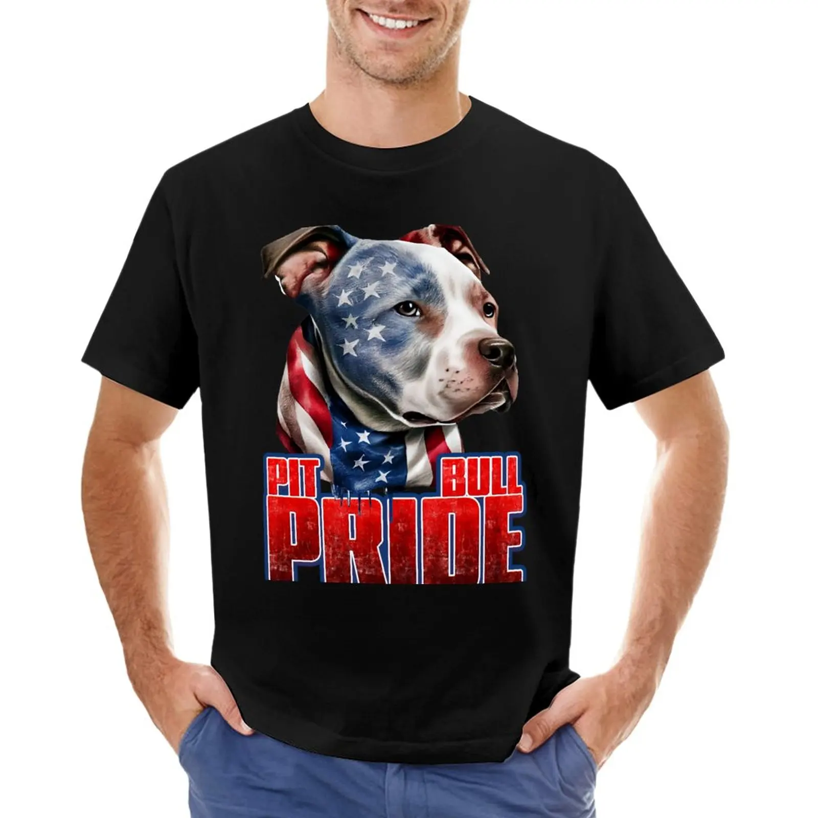 

Pitbull pride T-Shirt heavyweight t shirts black t-shirts for men