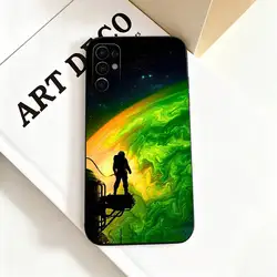Black Silicone Soft Phone Case - Movie P - Project H - Hail Mary Edition - Samsung S21lite (Z1)