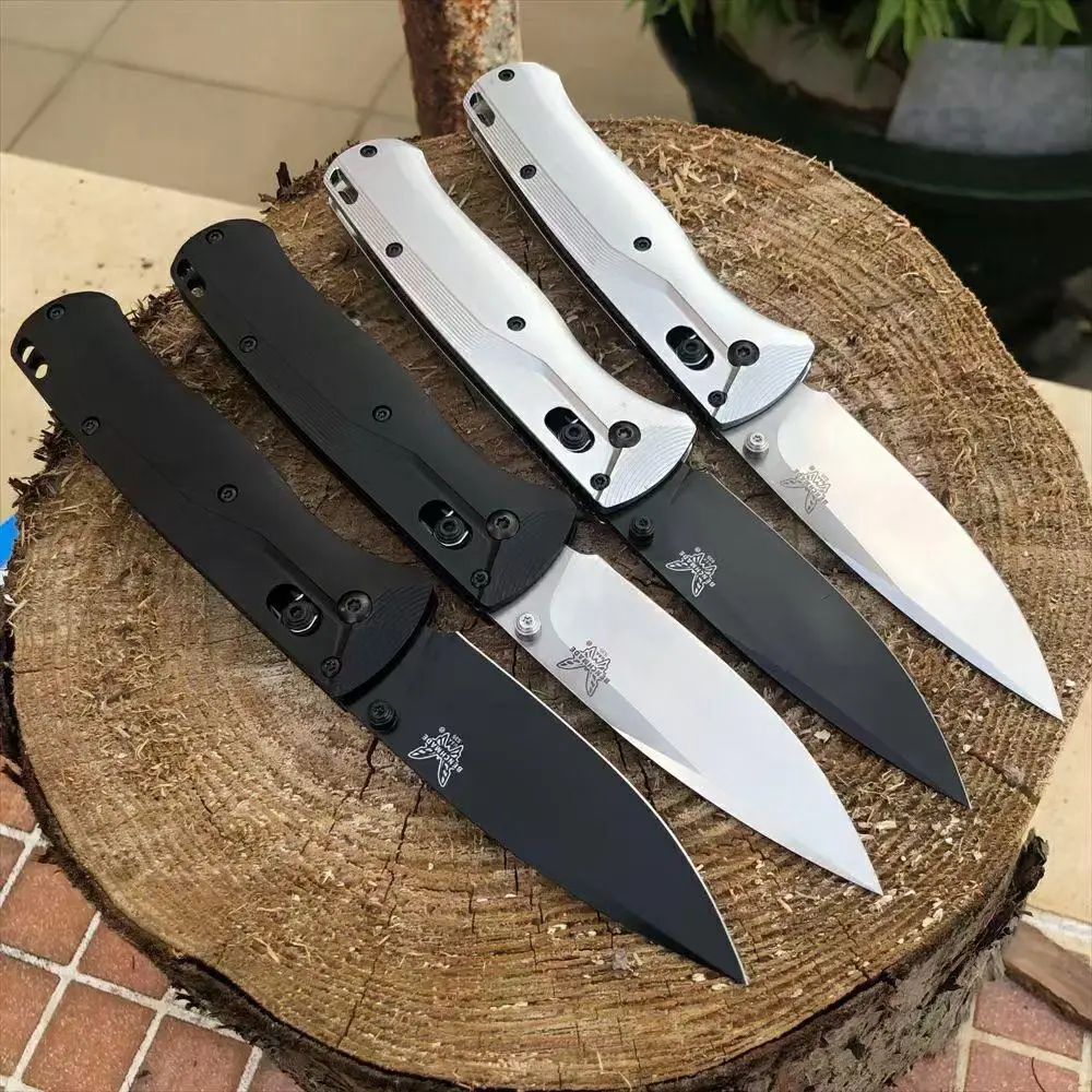 New High Quality M390 Blade Folding Knife Benchmade 535 Aluminum Handle Outdoor Camping Safety Defense Pocket Military Knives