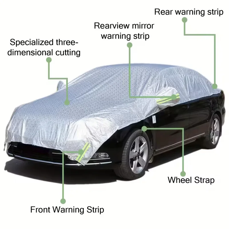 Waterproof Half Car Body Cover 6