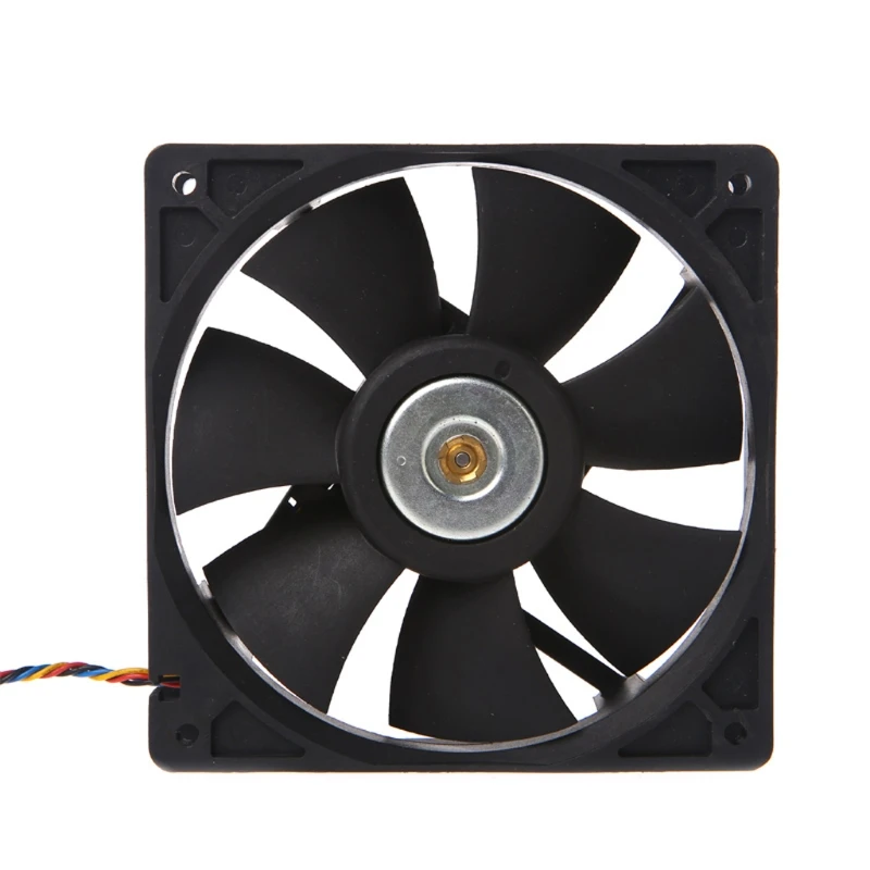 브러시리스 냉각 팬용 12cm 4Pin 볼 베어링 고속 4400rpm 12025 팬