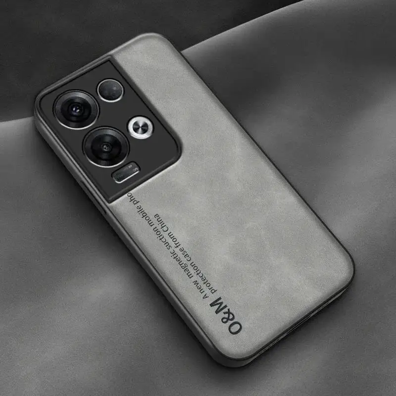 Luxury Magnetic Leather Phone Case - Premium Silicone Cover