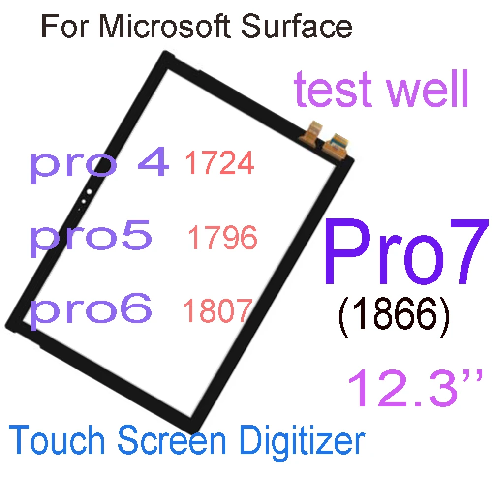 Kit Sostituzione Schermo LCD Touch Per Microsoft Surface Pro 5 (1796) E Pro 6 (1807/1809) - 12,3 Pollici - 2736x1824 - 2