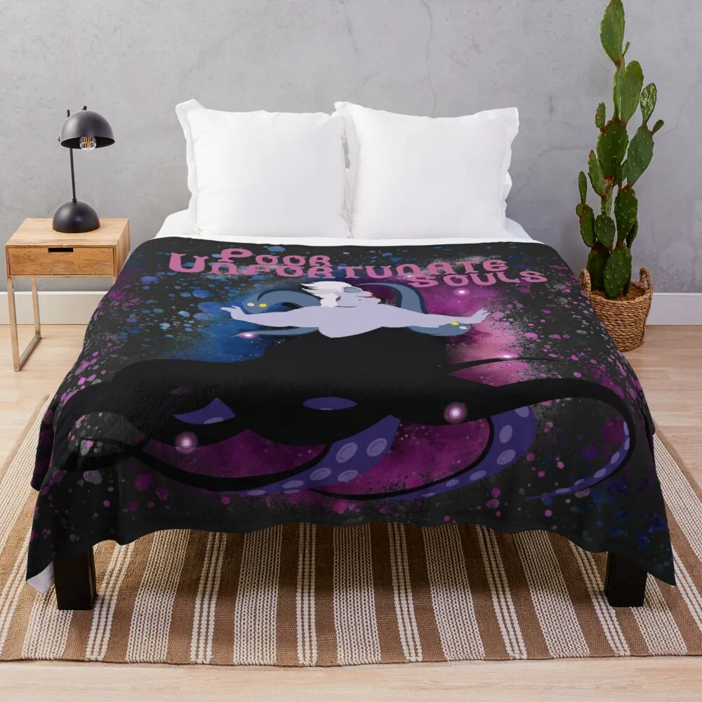Ursula Poor Unfortunate Souls Throw Blanket Designer Blankets Kid'S