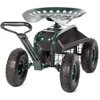 Cart Rolling Work Seat with Tool Tray Heavy Duty Scooter Gardening Planting 1