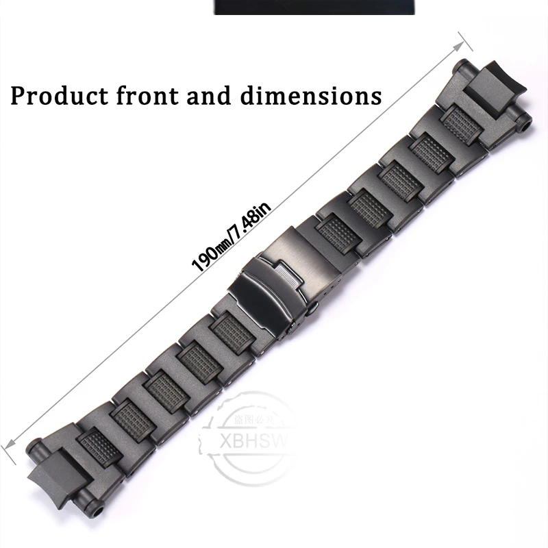 Plastics Steel Strap For Casio GW-A1100 GA1000 GA1100 GW4000 Men's