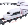 Sushi Train Set Rotating Table Food Train USB Charging Electric Train Toy Under Christmas Tree Train Track for Kids Boys Girls 5