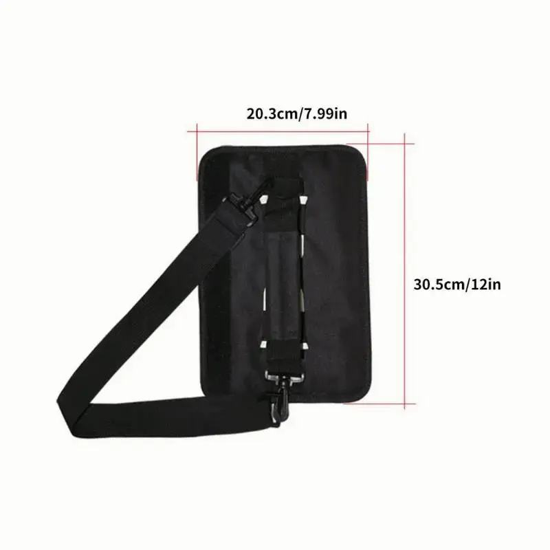 Sacca da golf per uomo in piedi, mini borsa in nylon leggero, custodia da allenamento per pratica con spallacci regolabili - immagine 6