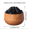Flame Mountain USB Air Humidifier Diffuser Aromatherapy Essential Oil Diffuser 300ML Simulated Volcano Fragrance Diffuser home 6