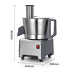 Commercial Vegetable Cutting Machine Potato Fruit Dicing Machine 110V/220V Electric Vegetable Slicer Food Processor Chopper 6