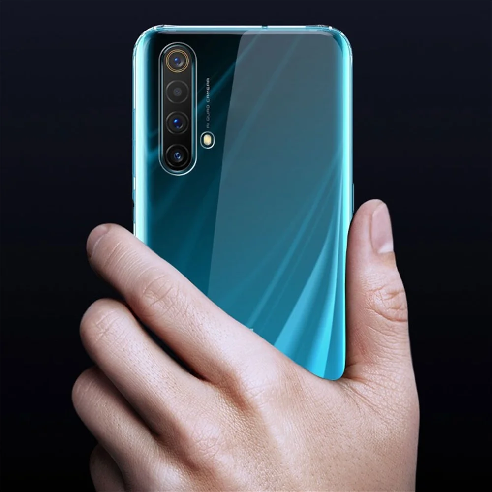 Enhanced Crystal Clear Soft TPU Phone Case with Camera Protection - Transparent Back Cover