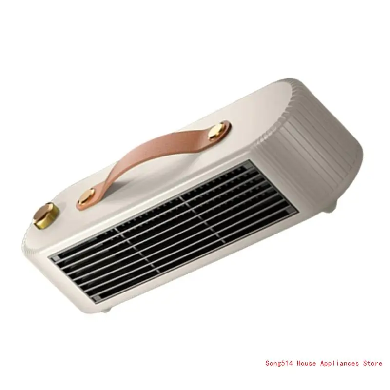 

800W Space Heater PTC Ceramic Electric Desktop Heater Fan Overheating for Home Bedroom Office Desk Indoor Use 95AC