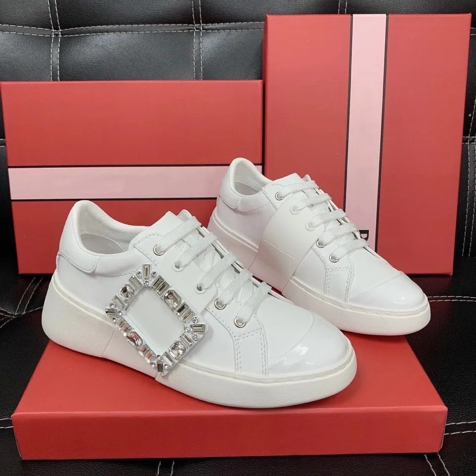 

Diamond White Causal Loafers Round Toe Mocasines Zapatillas Hombre Zapatillas Sewing Fashion Tenis Mix Shallow Chaussure Spring