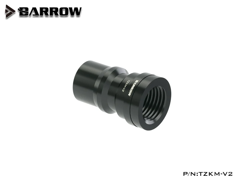 Valvola Arresto Acqua Barrow | Corpo Nero | Maniglia Alluminio | Per Impianti Idraulici - Foto 12