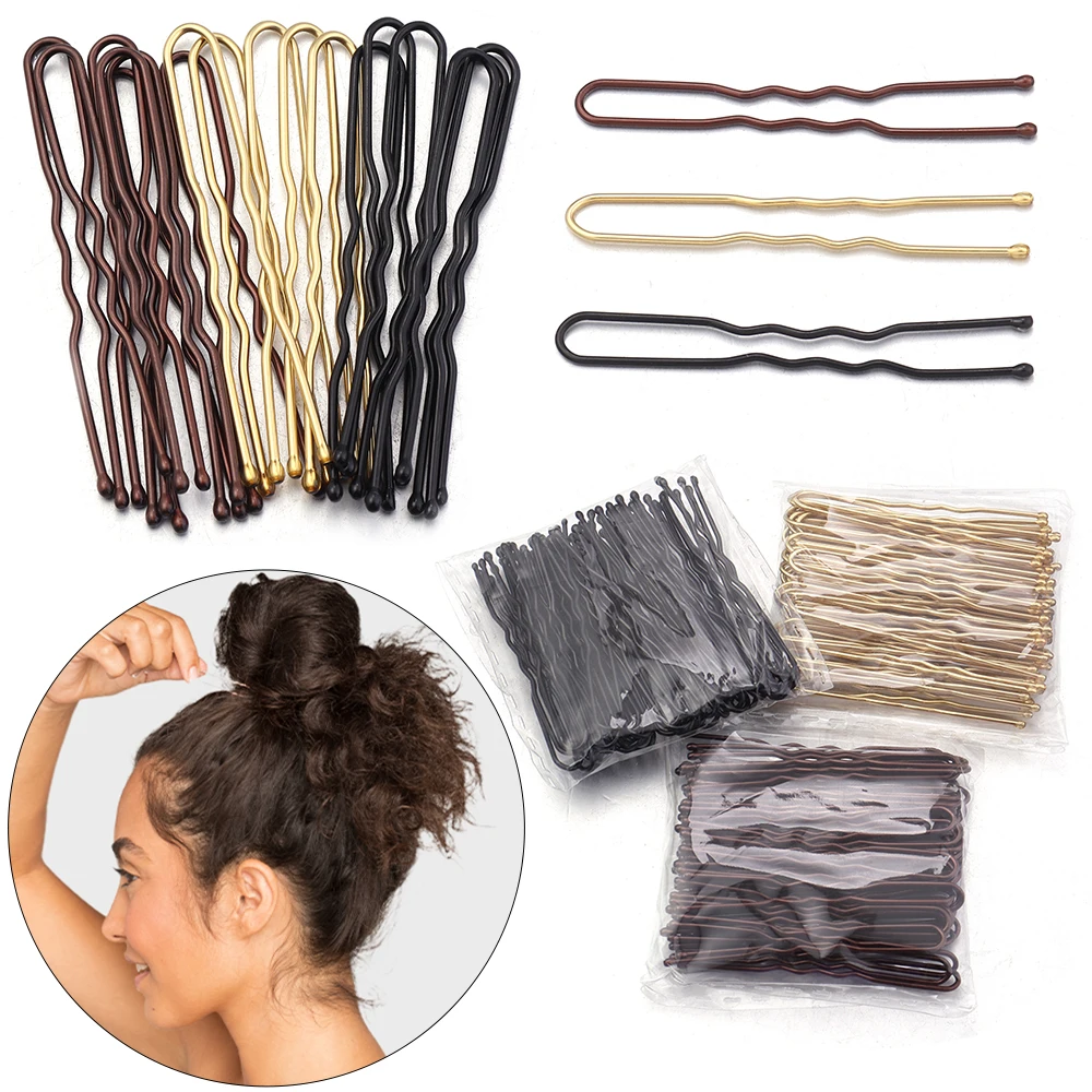 Lot de 50 épingles à cheveux en u accessoires de coiffure_voghion.com
