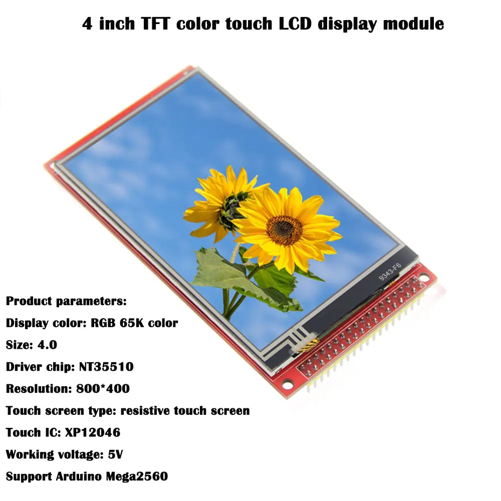 4 zoll tft farbe touch lcd display modul 800 480 ips bildschirm kann