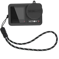 Sports Camera Silicone Case  Lens Cover Wrist Strap  for DJI DJI OSMO Action 3 / DJI Action 4 Camera Accessories 2