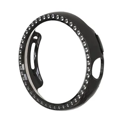 Luxurious Diamond - Studded TPU Watch Case - Sleek and Durable Protection - Pixel 3 41mm (Black)