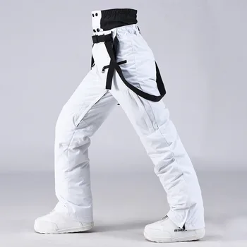 Windproof Outdoor Sport Trousers for Men and Women, Alpine Overalls, Waterproof Ski Pants, Warm Overalls, Big Ski Pants, Mountai 4
