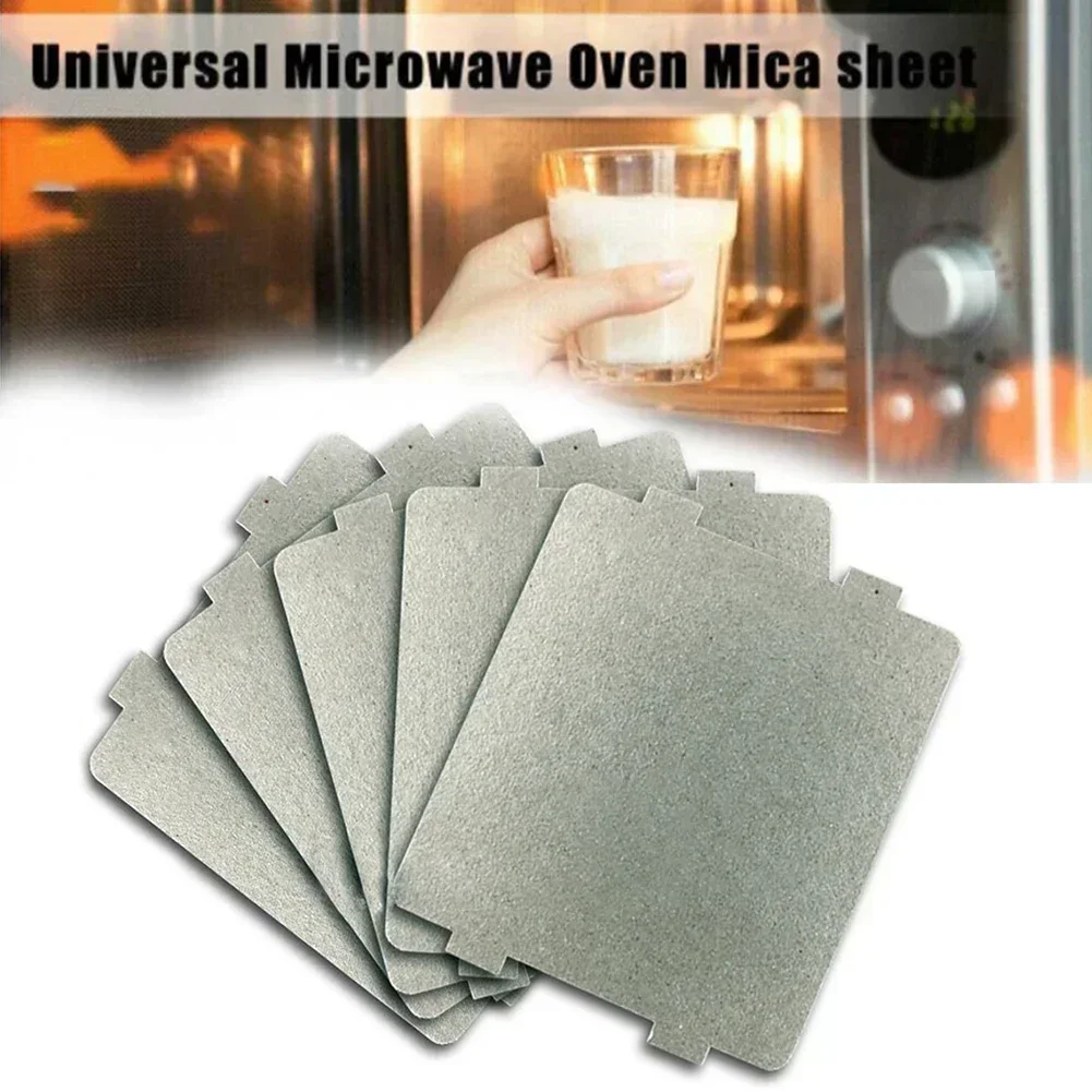 1/5/10pc Microwave Oven Mica Sheet 9.9 X 10.8cm Mica Plate Wave Guide Cover Plate Environmental Insulation Microwave Oven Heater