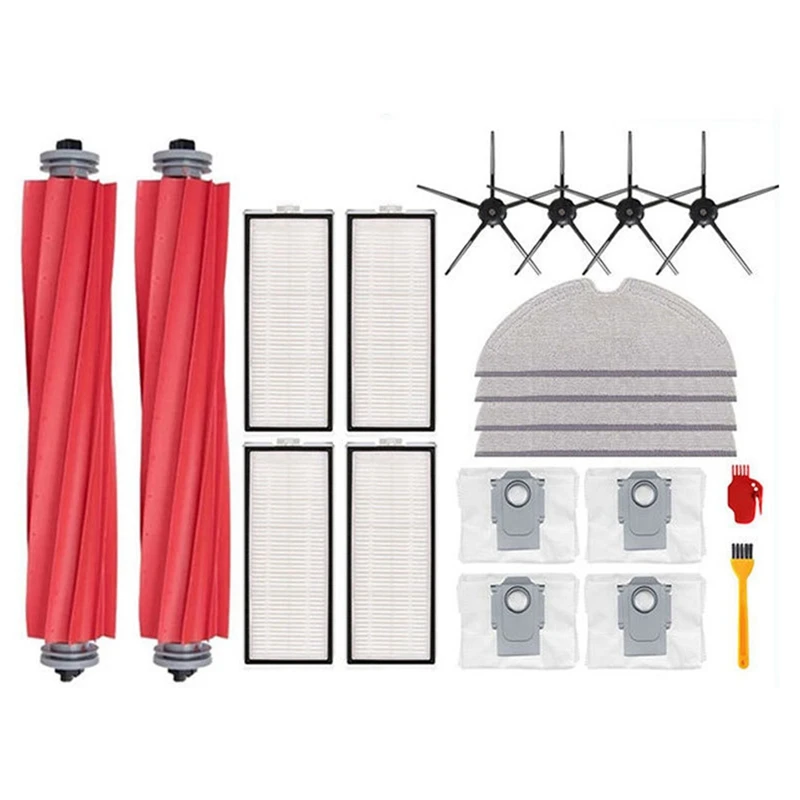 

Запчасти для пылесборника, основная и боковая щетка, фильтр НЕРА Для Xiaomi Roborock Q7 Max,Q7 Max +,Q7 Plus,T8, робот-Швабра