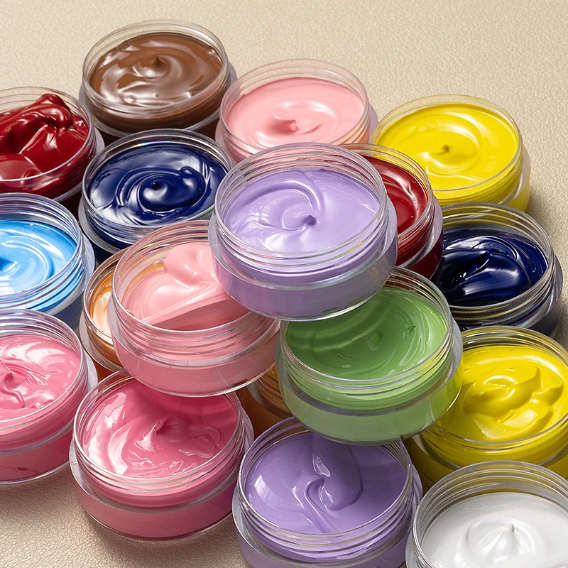 30g/Bottle Silicone Color Paste DIY Handmade Craft Toy Macaron Pigment, DIY Pinch Glue, AB Silicone Coloring Dye Resin Glue 2