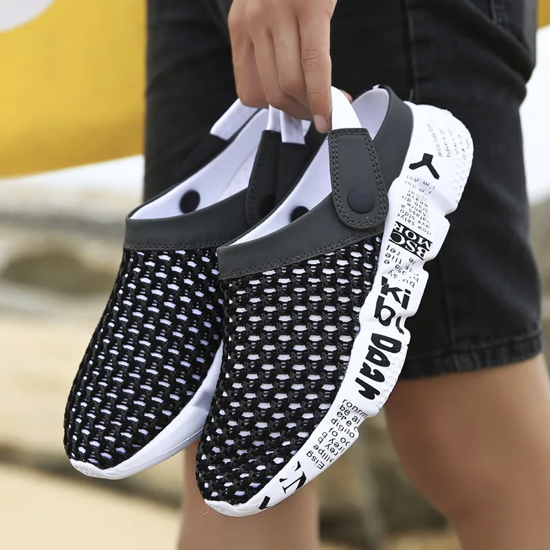 Men's Slippers Breathable Hole Sandals New Outdoor Leisure Beach Shoes In The Summer of 2023 sandals men